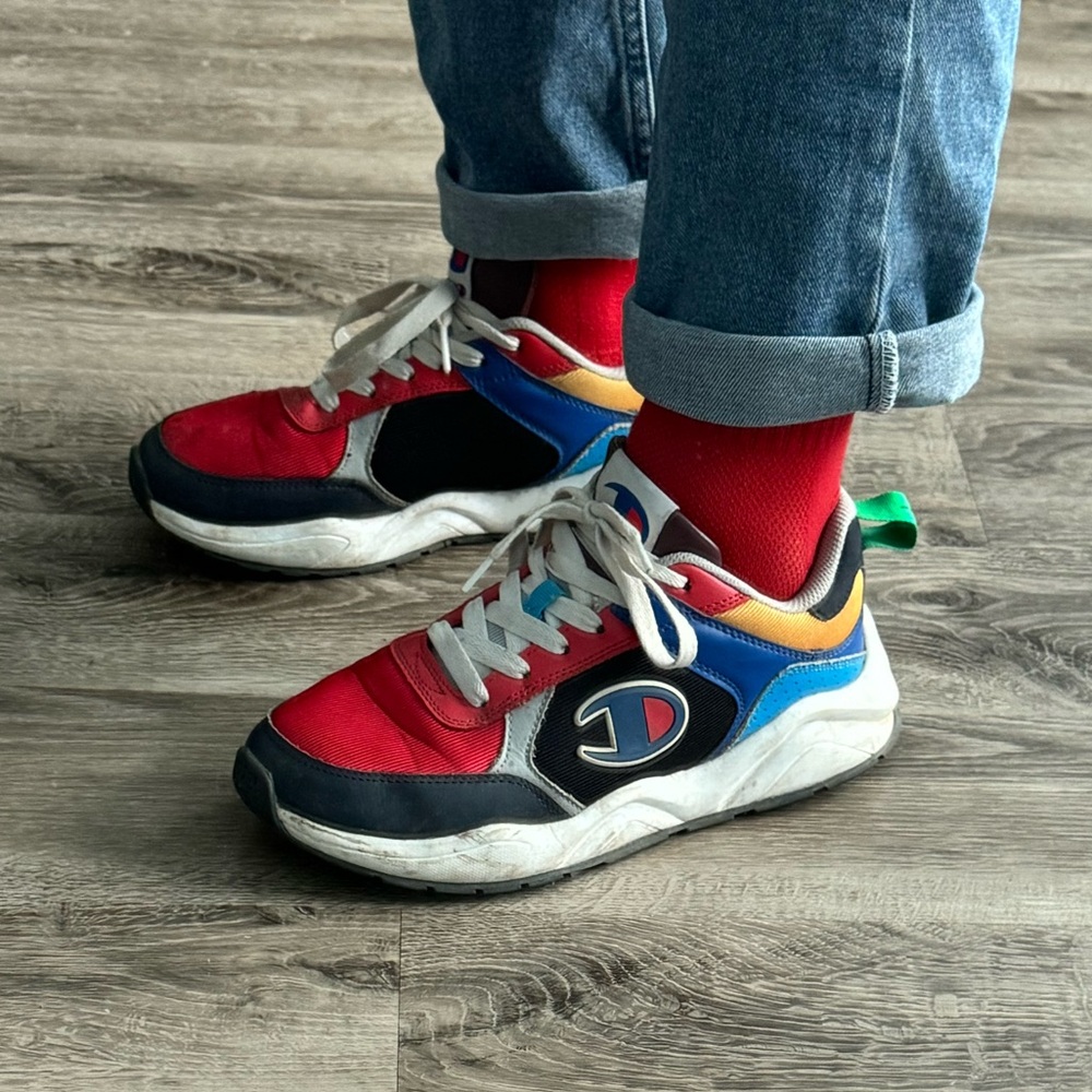 Champion 93 Eighteen SP Block Men’s Shoes US 9.5 Multicolor